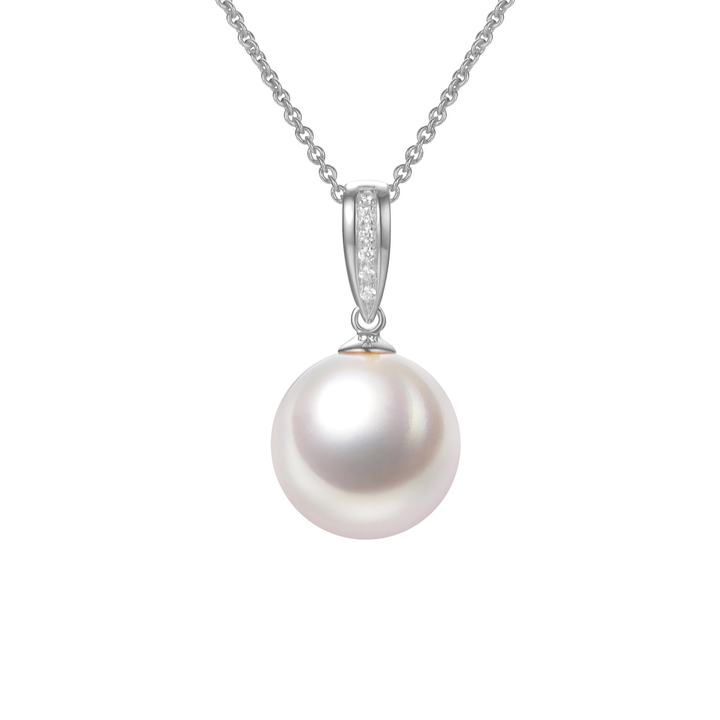 G18k Classic Diamonds Pearl Pendant