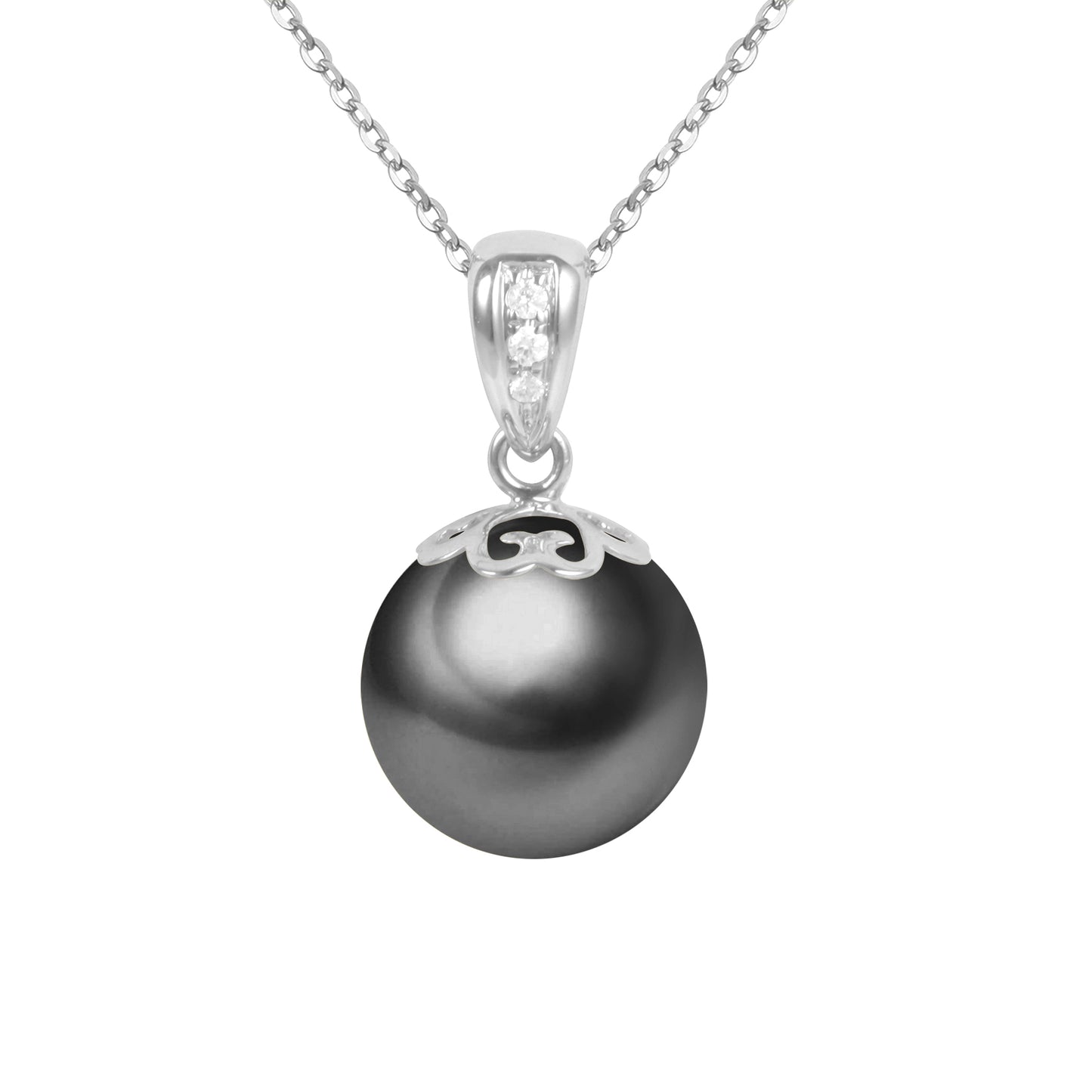 G18k Diamonds Pearl Pendant
