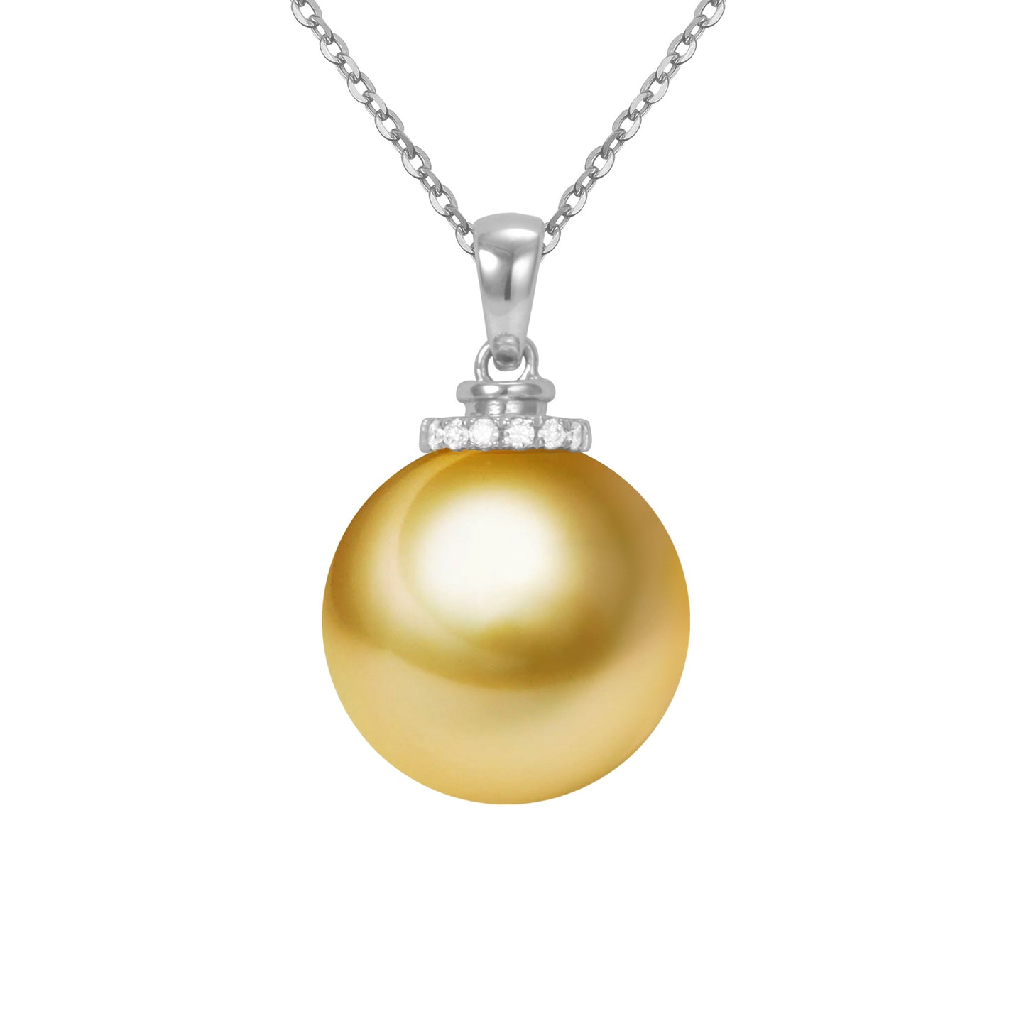 G18k Diamonds Pearl Pendant
