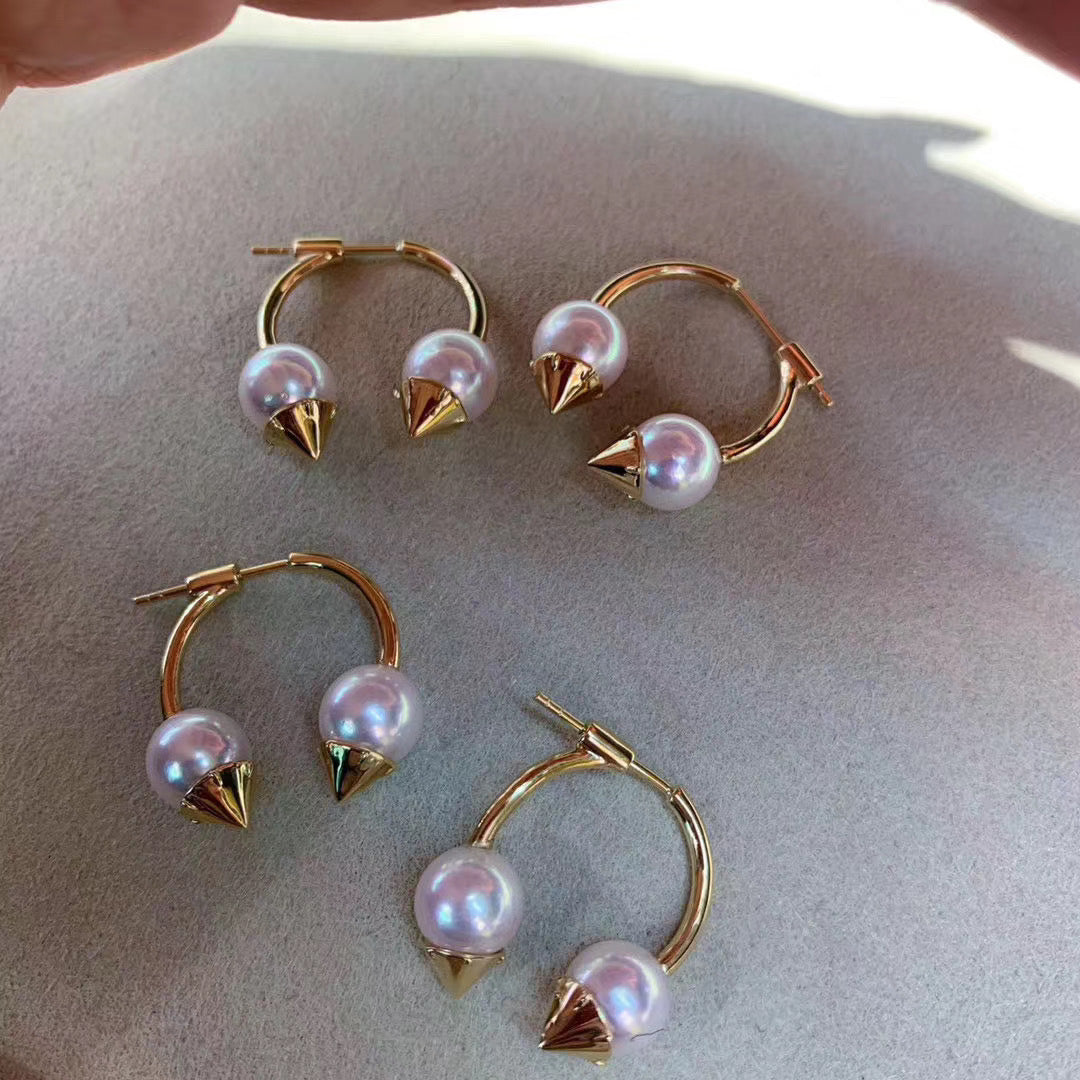 G14K Freshwater Pearl Earrings - Timeless Pearl