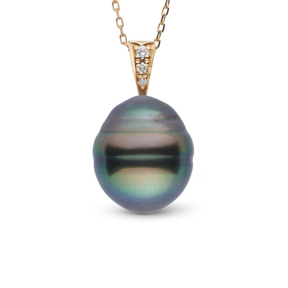 G14k Timeless Love Elegance Giant Tahitian Pearl Pendant