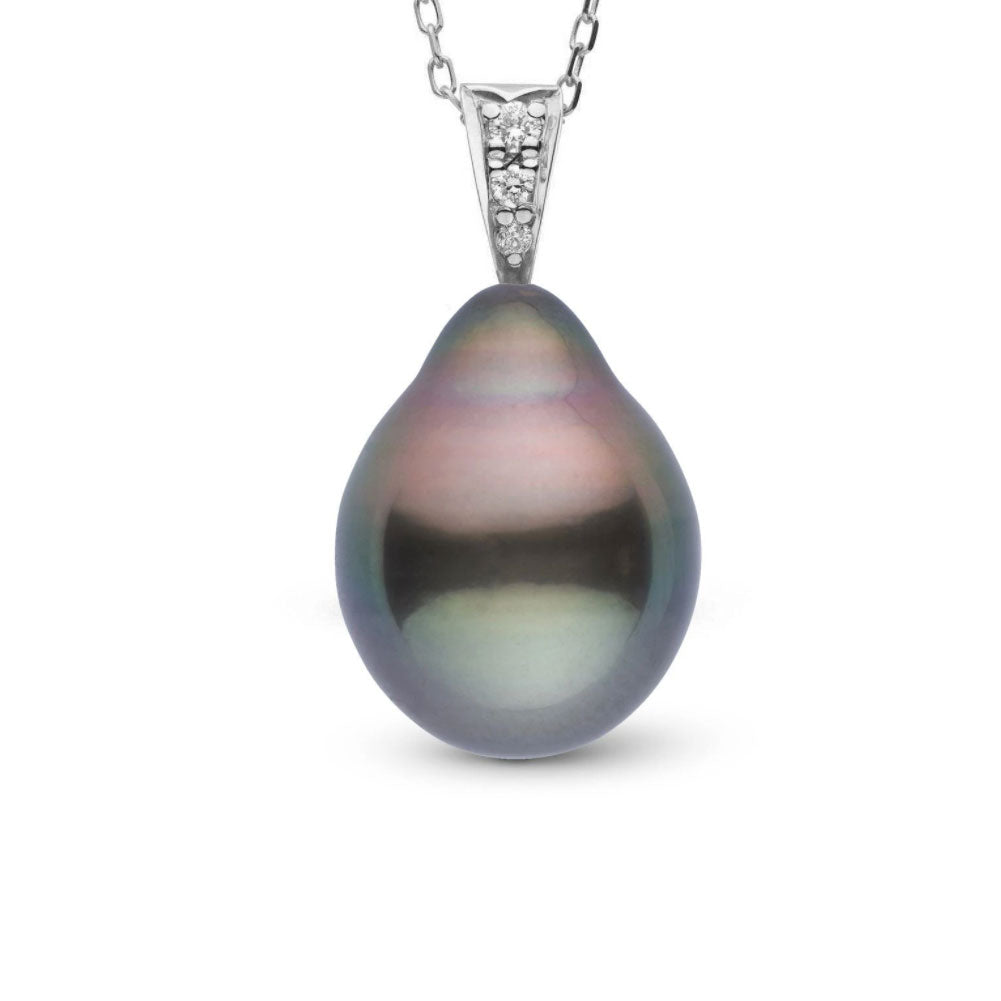 G14k Timeless Love Elegance Giant Tahitian Pearl Pendant