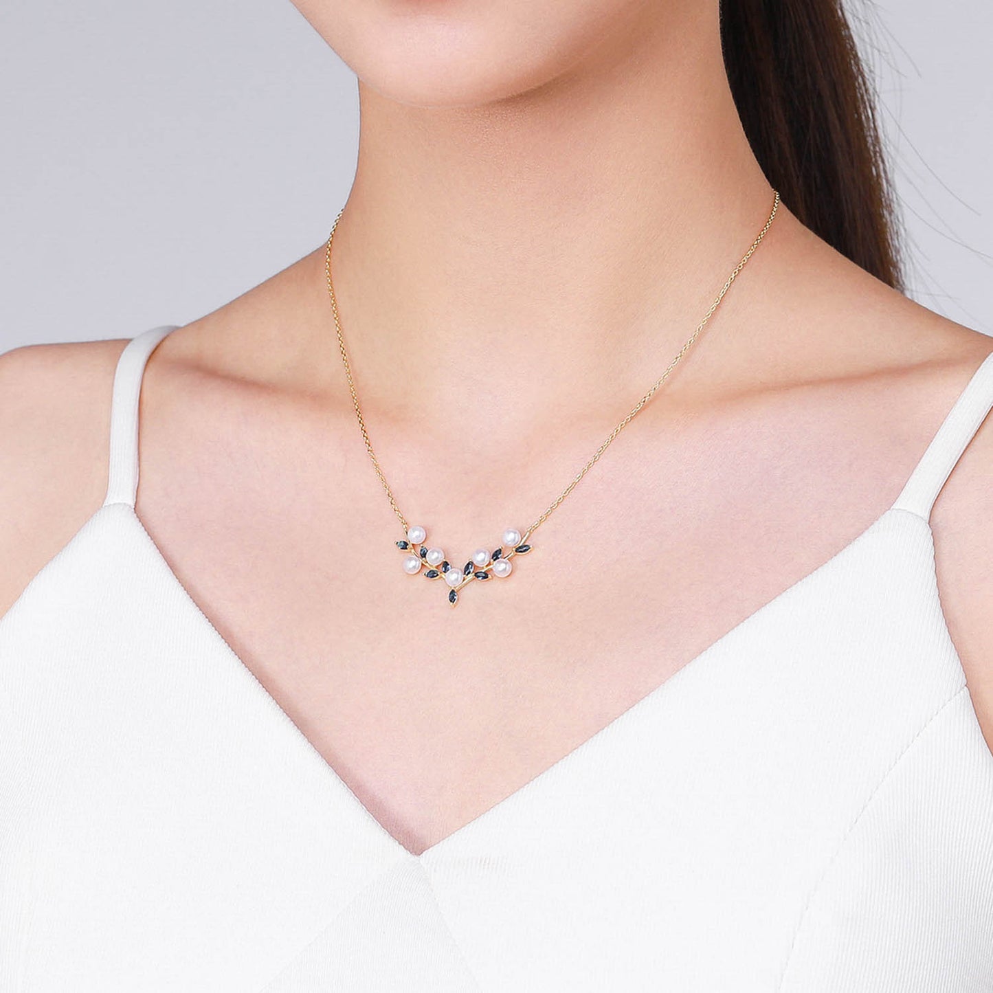 Vine of Eternal Peace Pearl Necklace