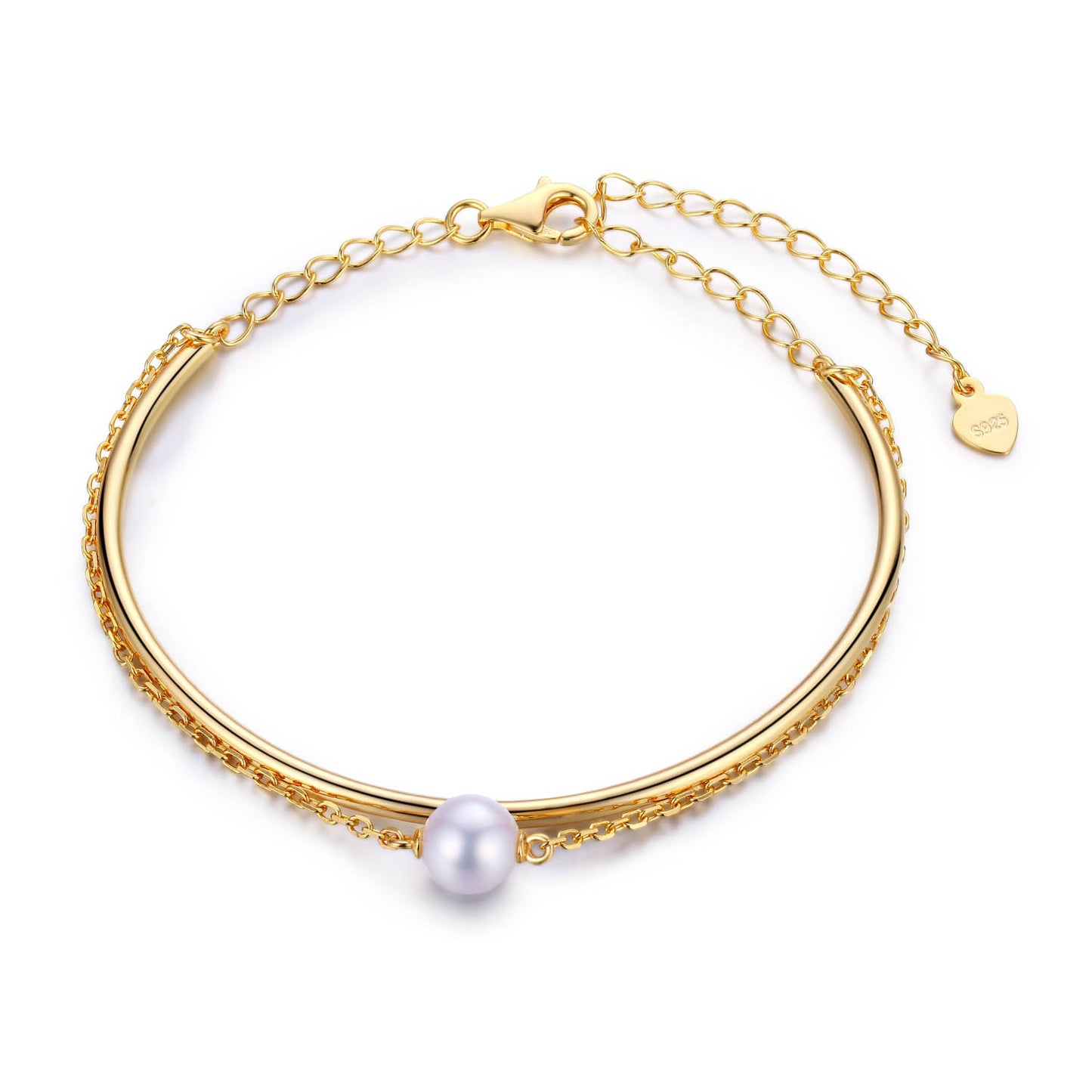 Draped Pearl Bracelet