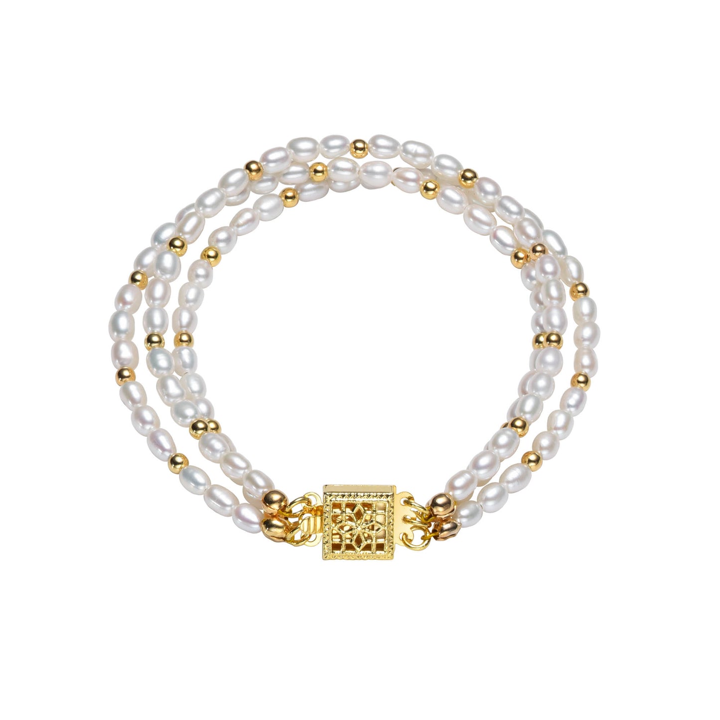 Three Strand Freshwater Pearl Bracelet