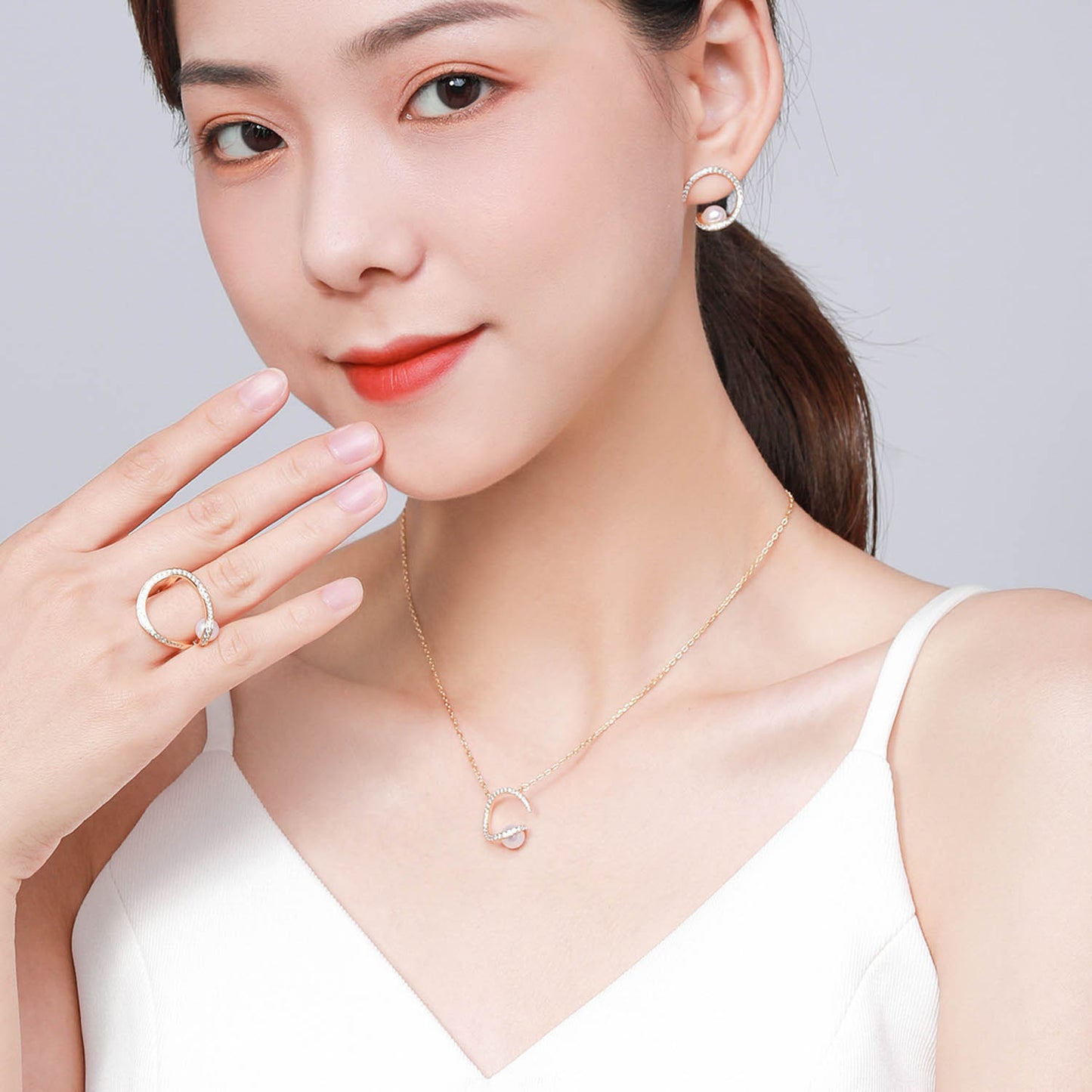 Milky Way Pearl Ring