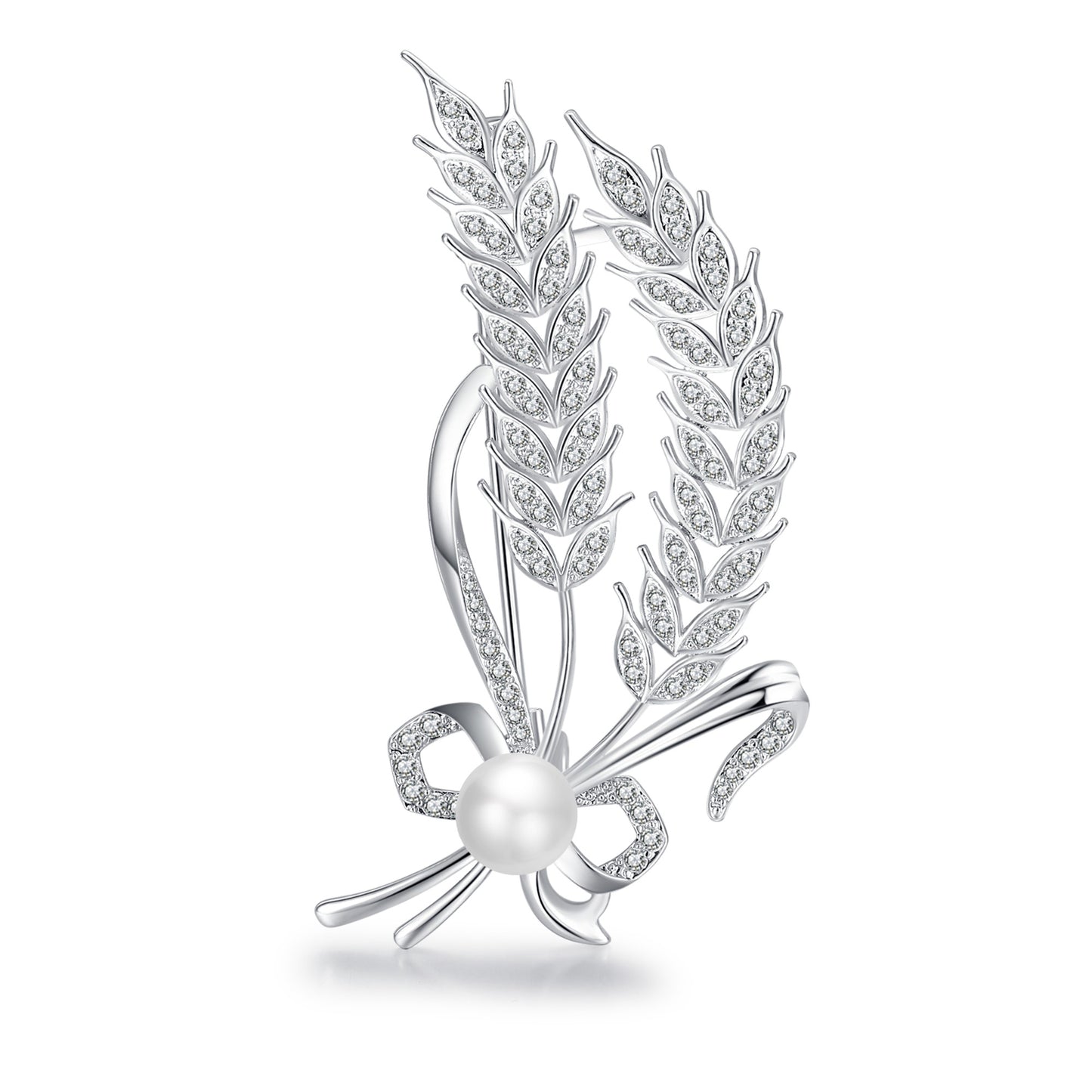 Enchanted Double Wheat Edison Pearl Brooch