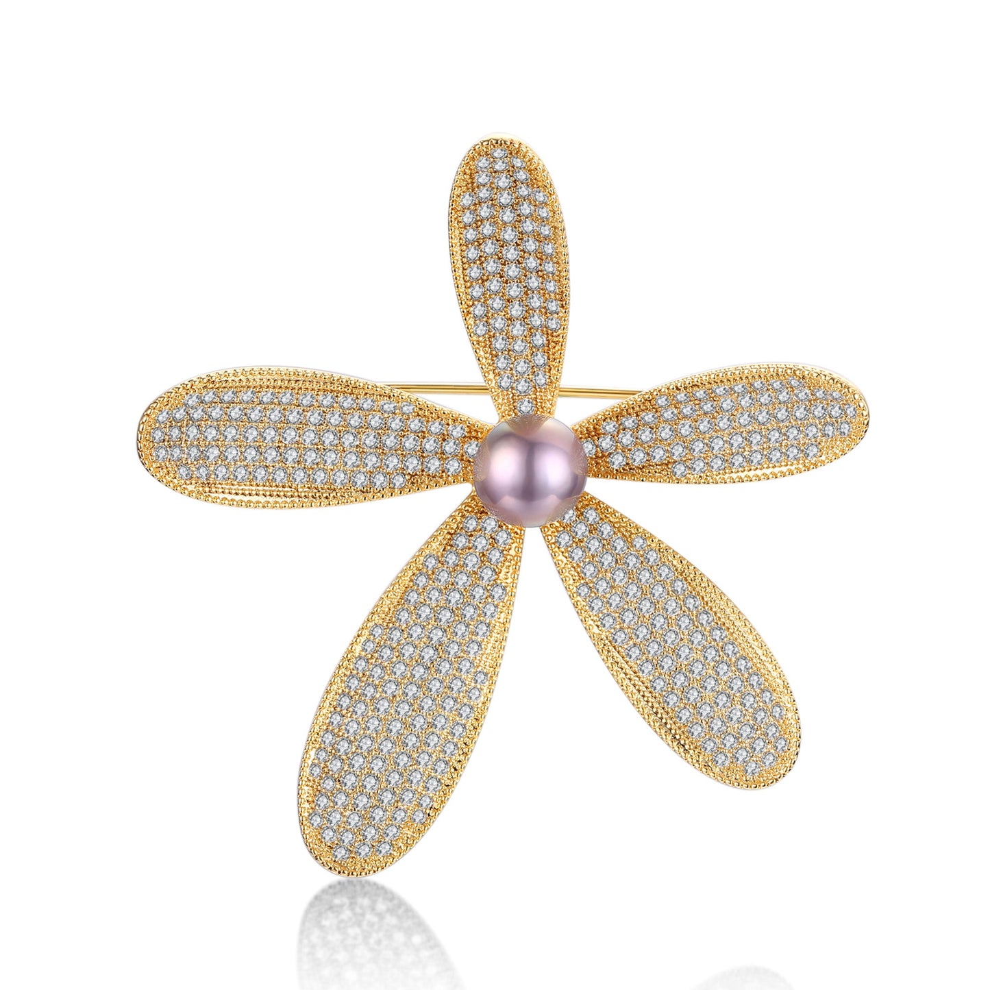 Sweet Magnolia Edison Pearl Brooch