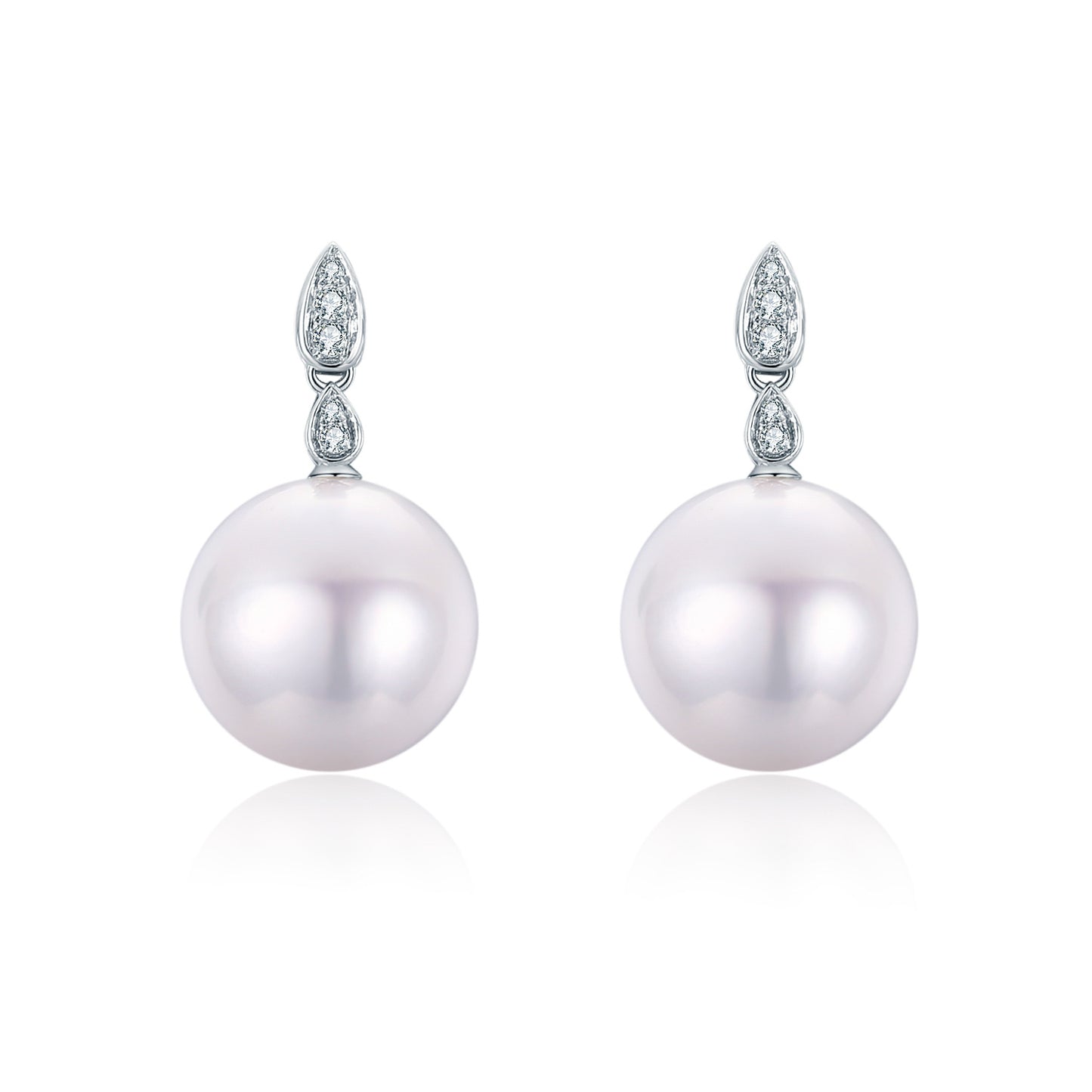 G14k French Vintage Style Pearl Earrings