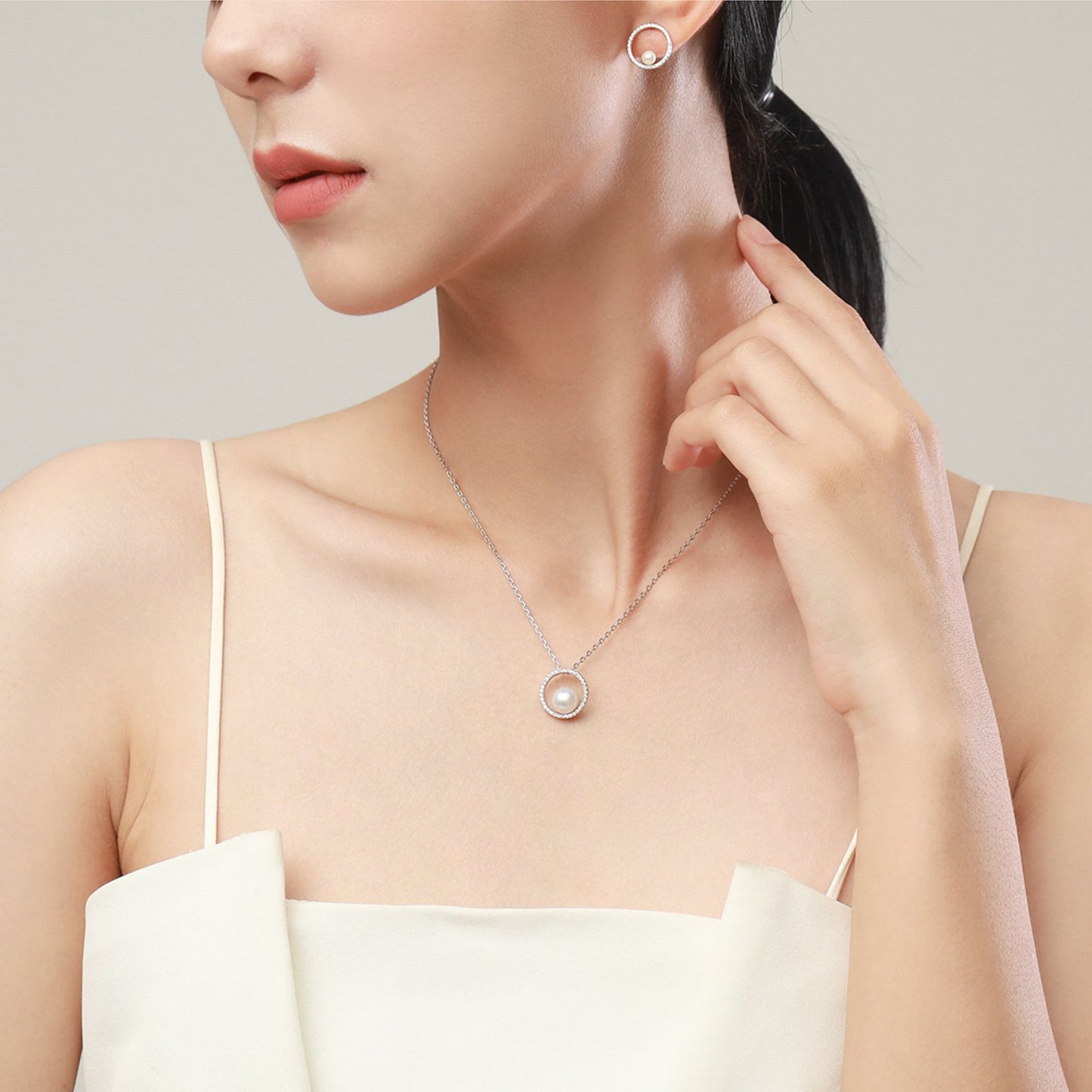 Life's Circle Edison Pearl Necklace