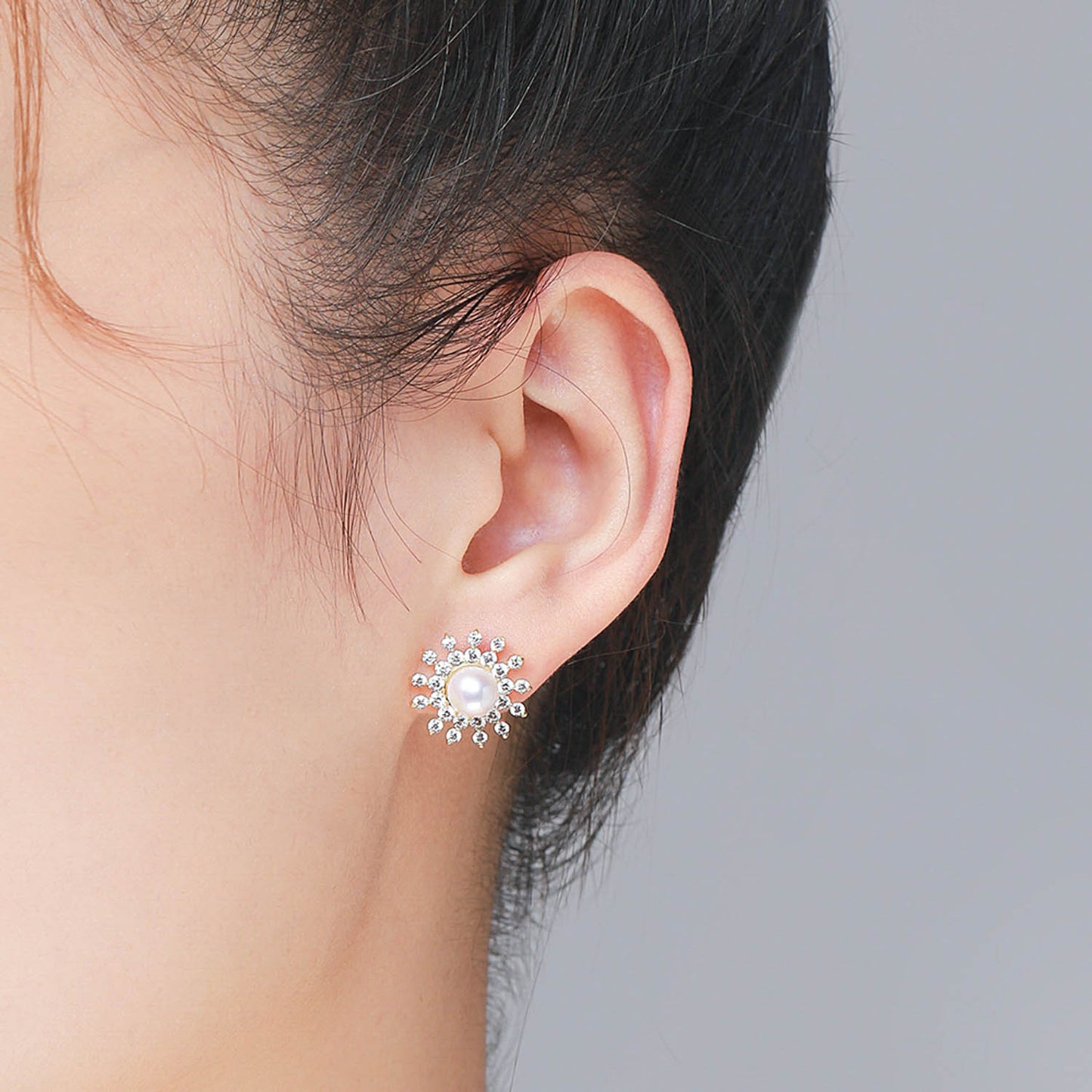 Sunrise Pearl Earrings