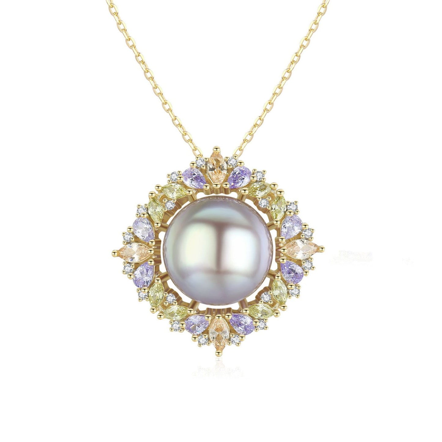 Sparkling Season Edison Pearl Necklace