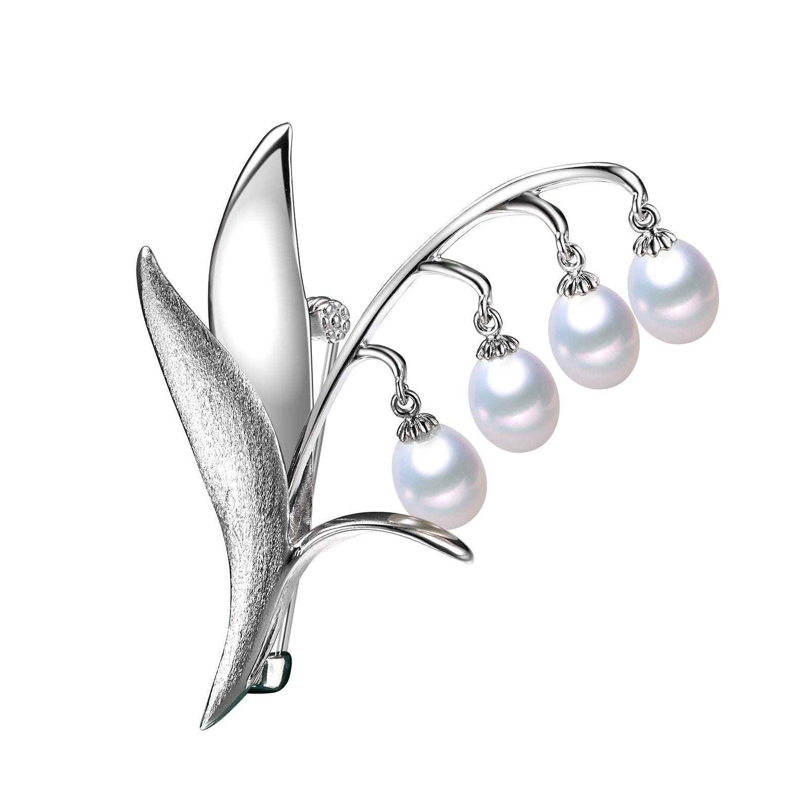 lily flower brooch Lily of the Valley Pearl Brooch