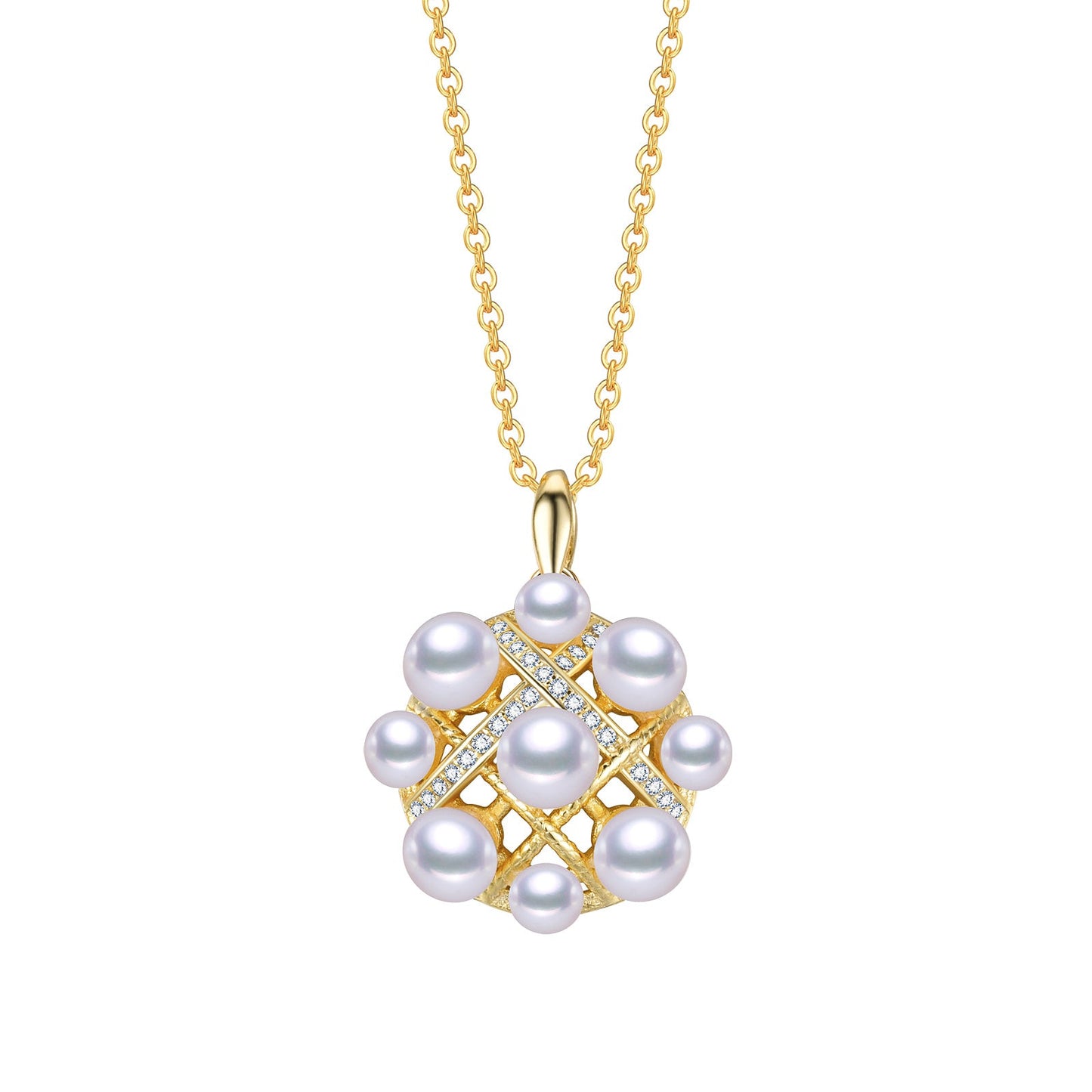 Elegant Freshwater Pearl Jewelry Earrings And Necklace Set