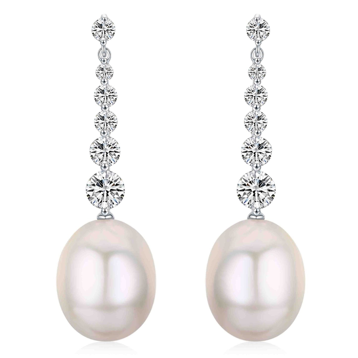 Magic Crystals Edison Pearl Earrings - Timeless Pearl