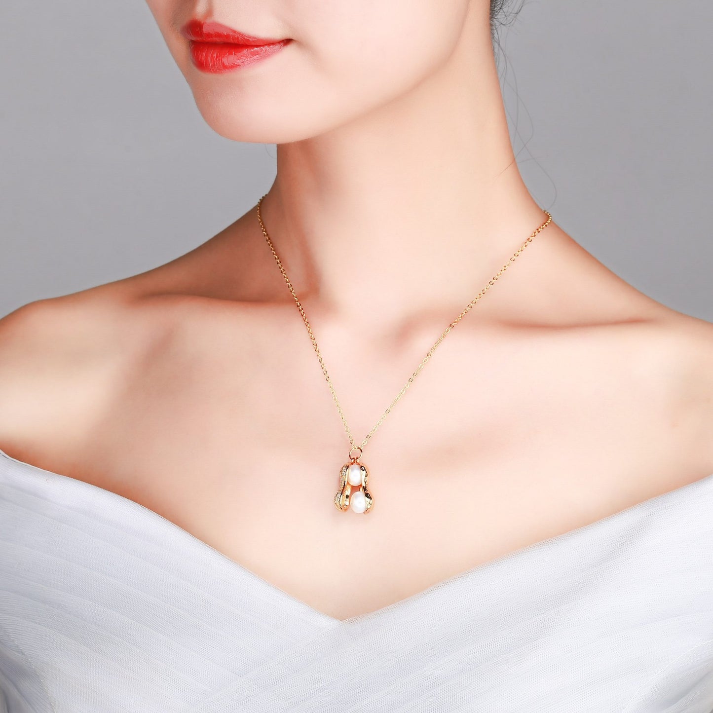 Two Peas in a Golden Pod - Timeless Pearl