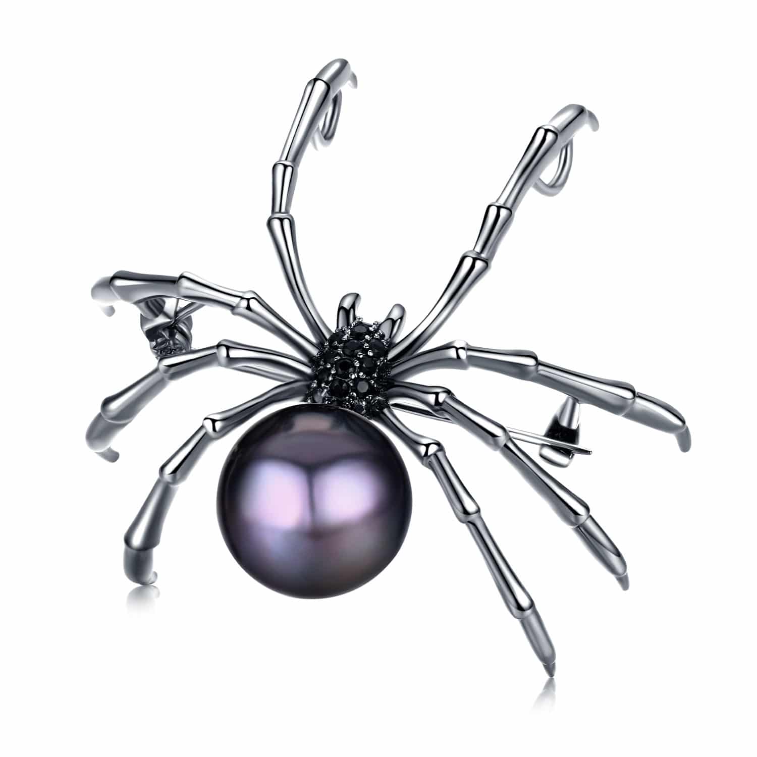 Sassy Spider Edison Pearl Brooch / Pendant photo