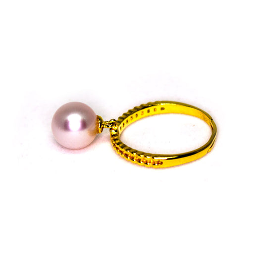 ANTIQUE GOLDEN PEARL RING - Timeless Pearl
