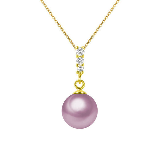 G18k Tio-Diamonds Pearl Pendant