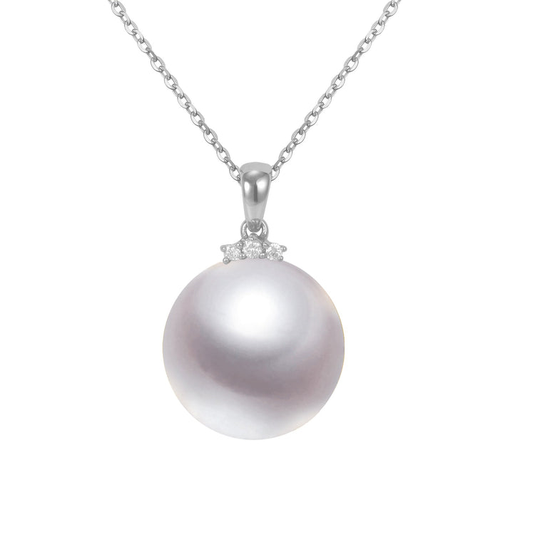 G18k Diamonds Shiny Pearl Pendant