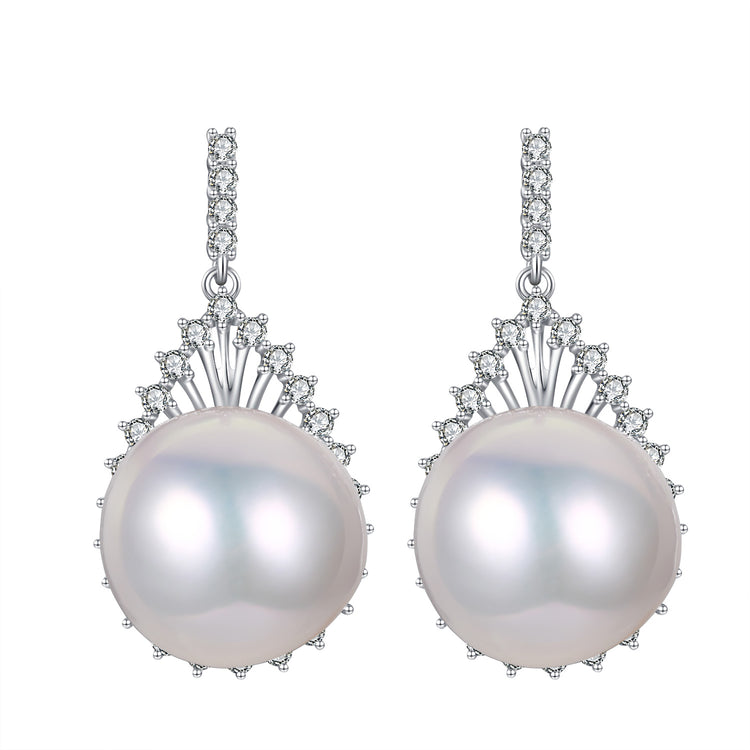 Isabella Edison Pearl Earrings & Necklace Set