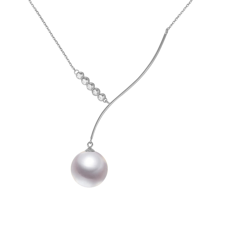 G18k Diamonds Match Made in Heaven Edison Pearl Necklace – Timeless Pearl