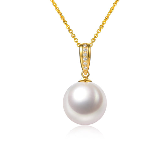 G18k Classic Diamonds Pearl Pendant