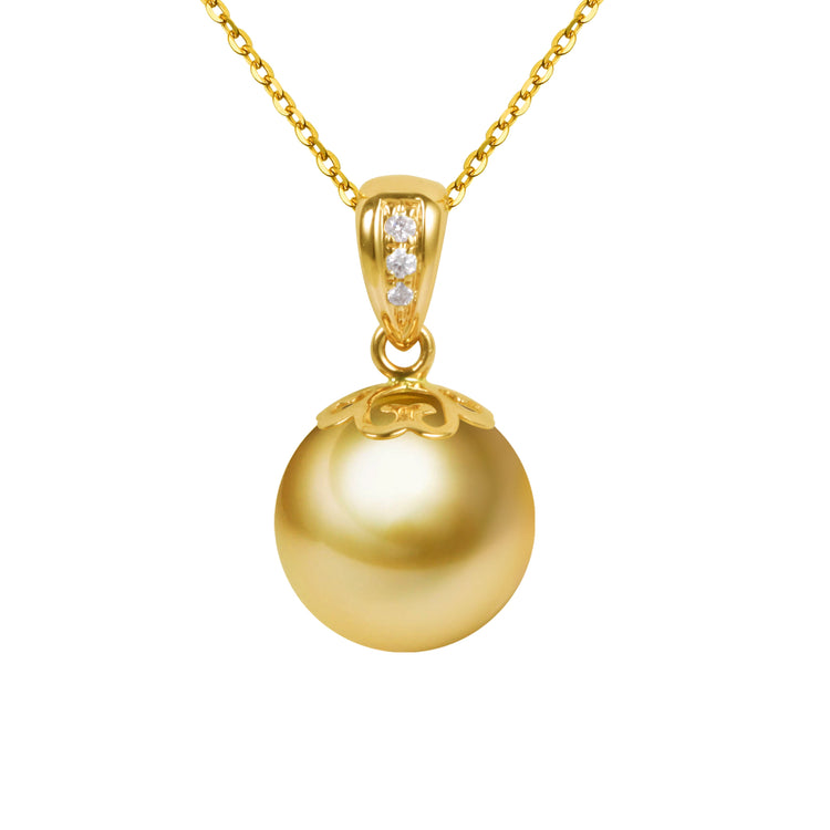 G18k Diamonds Pearl Pendant