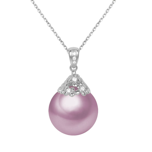 G18K Diamonds Bold Pearl Pendant