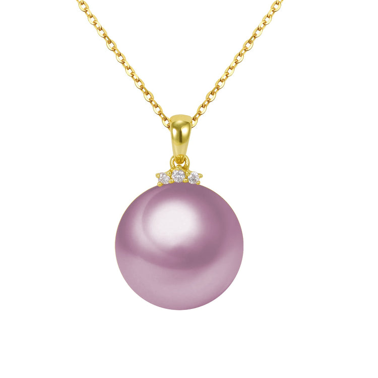 G18k Diamonds Shiny Pearl Pendant