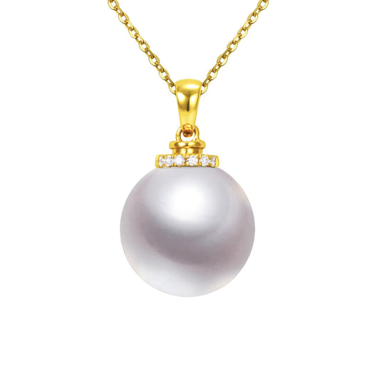 G18k Diamonds Pearl Pendant