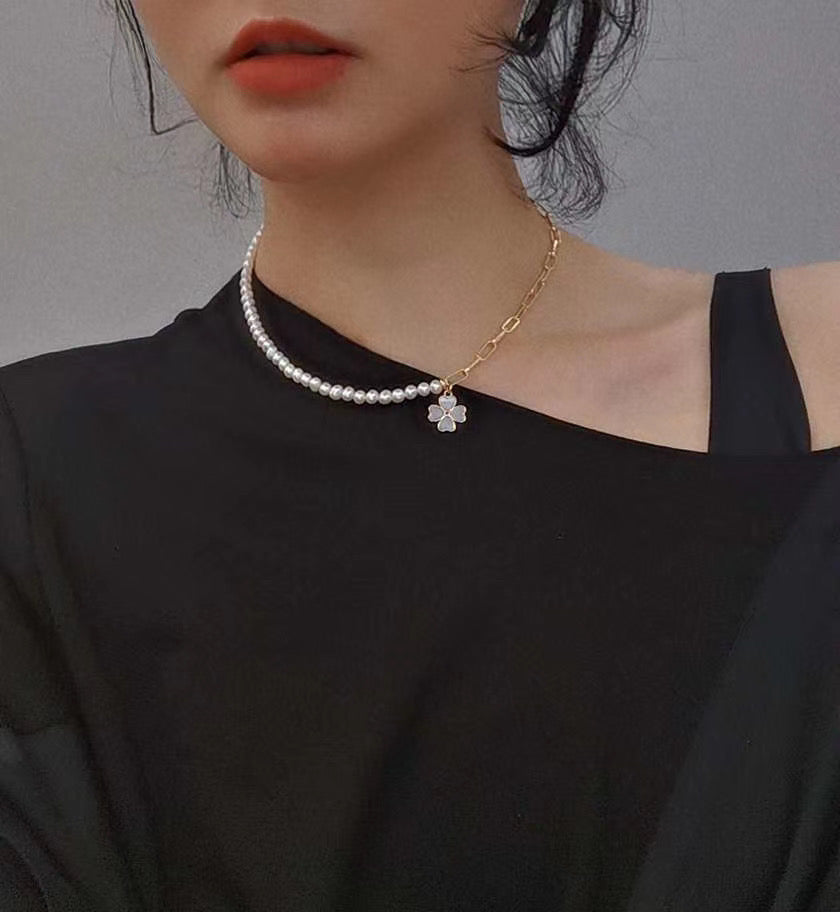 Black Lucky Clover Bracelet – Mera Jewelry