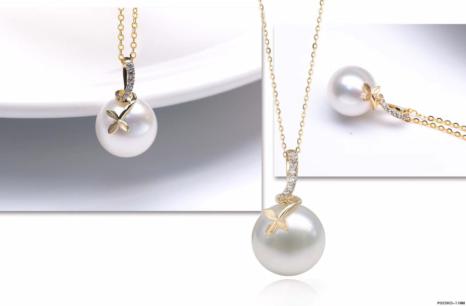 G18K Sprouts Pearl Pendant - Timeless Pearl