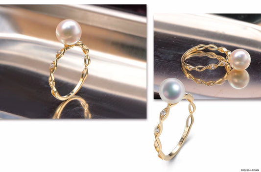 G14K Edison Pearl Ring - Timeless Pearl