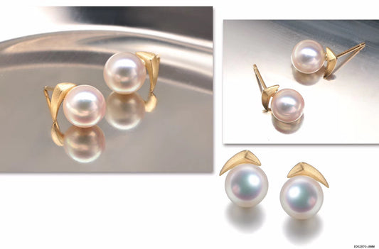 G14K Golden Smile Edison Pearl Earrings - Timeless Pearl