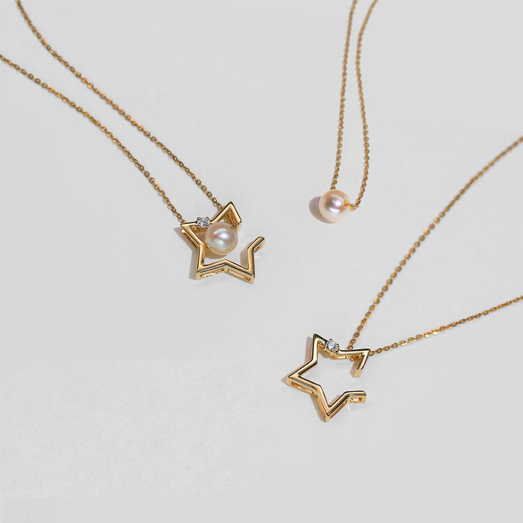 3-in-1 Bright Star Edison Pearl Necklace