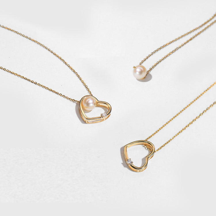 3-in-1 Follow Your Heart Edison Pearl Necklace