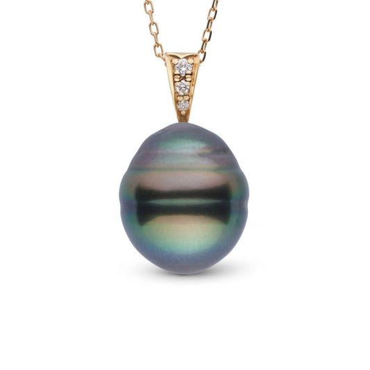 G14k Timeless Love Elegance Giant Tahitian Pearl Pendant