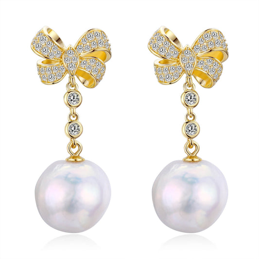 Bows & Pearls Earrings
