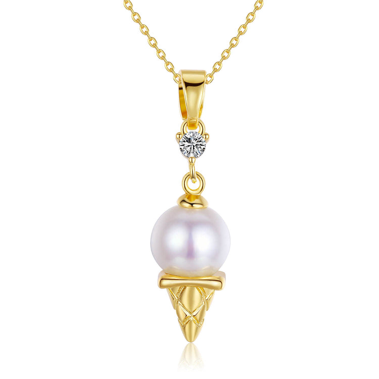 Ice Cream Lover Pearl Necklace