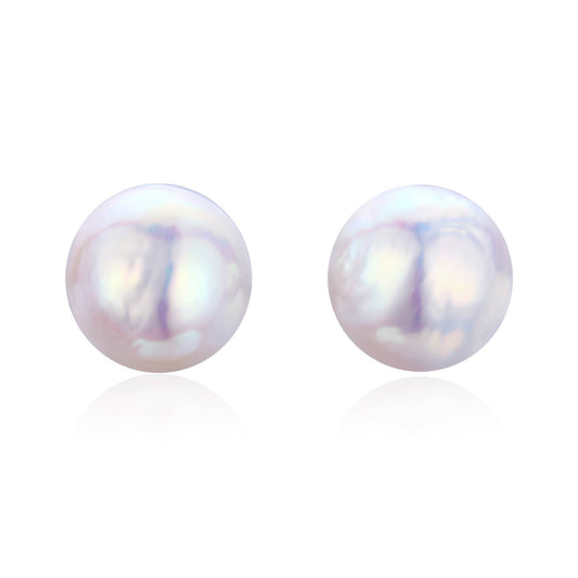 Betsy Round Baroque Pearl Earrings