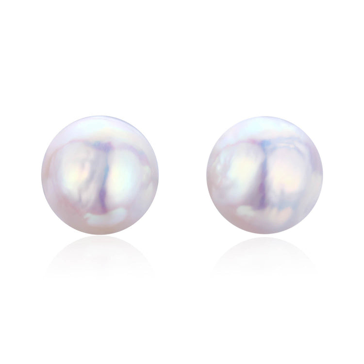 Betsy Round Baroque Pearl Earrings