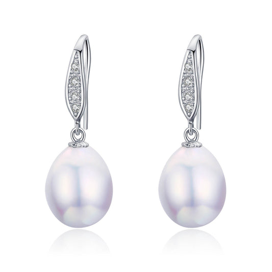 Sparkling Rain Drop Earrings