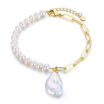 Bold and Classic Pearl Bracelet resting on velvet fabric to protect pearl luster