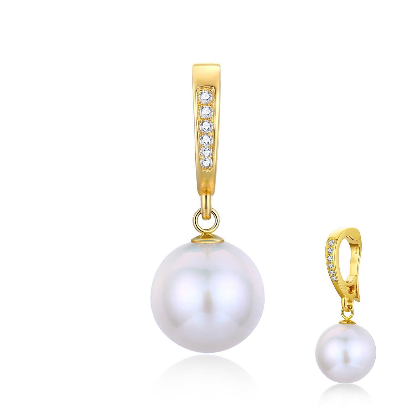 Twinkle Drop Pearl Pendant