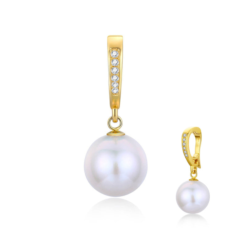 Twinkle Drop Pearl Pendant