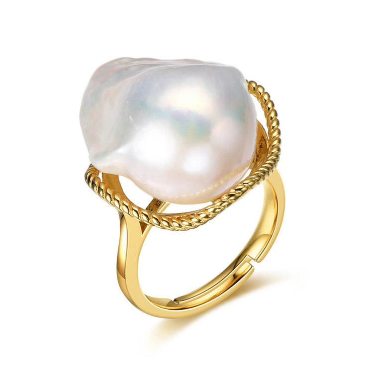 Statement Pearl Ring