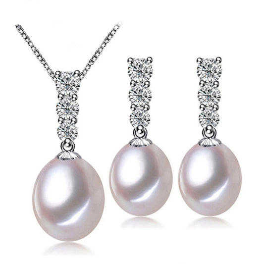 Enchantment Pearl Earrings & Necklace Gift Set