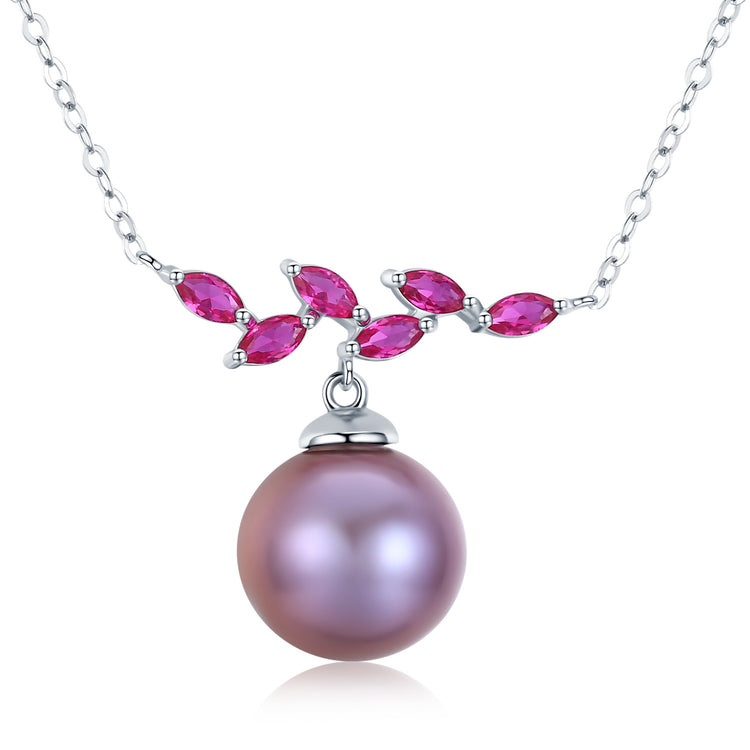 Blushing Pink Edison Pearl Necklace
