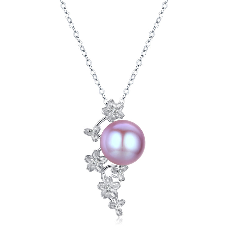 Anna Pink Edison Pearl Necklace